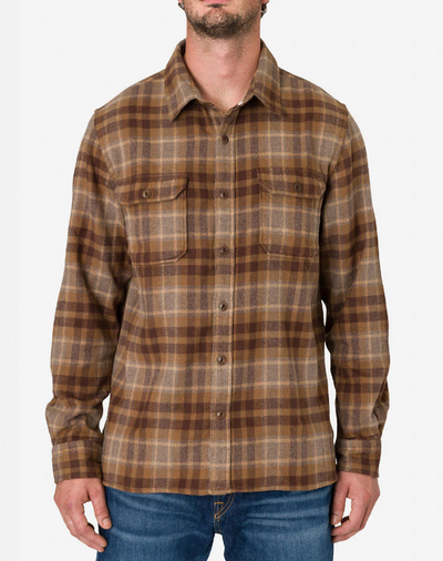 Winter Flannel Utility Shirt - Desert Bark