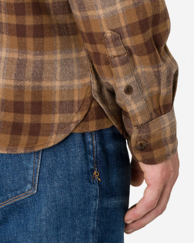 Winter Flannel Utility Shirt - Desert Bark