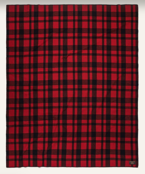 Filson Mackinaw Blanket - Red & Black