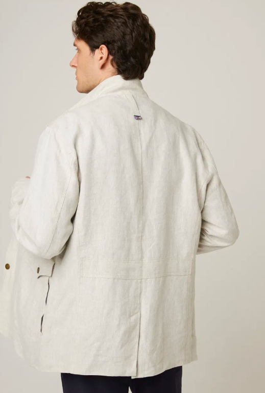 Malvern Linen Jacket - Ivory