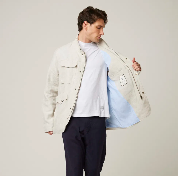 Malvern Linen Jacket - Ivory