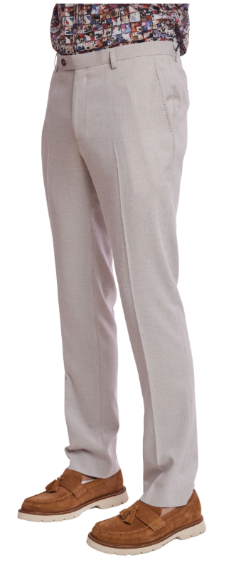 Downing Pants - slim - Lt Tan Melange