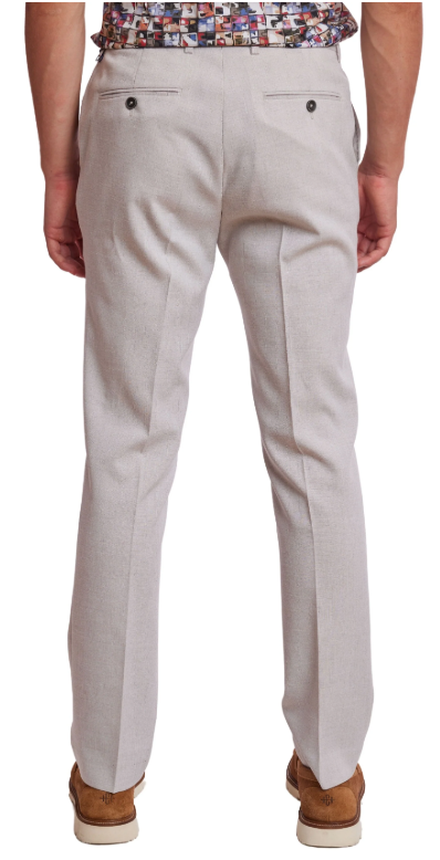 Downing Pants - slim - Lt Tan Melange