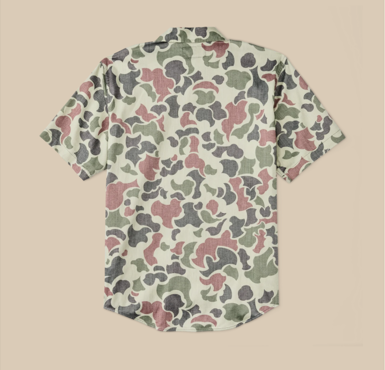 Twin Lakes Short Sleeve Sport Shirt - Shrub Camo