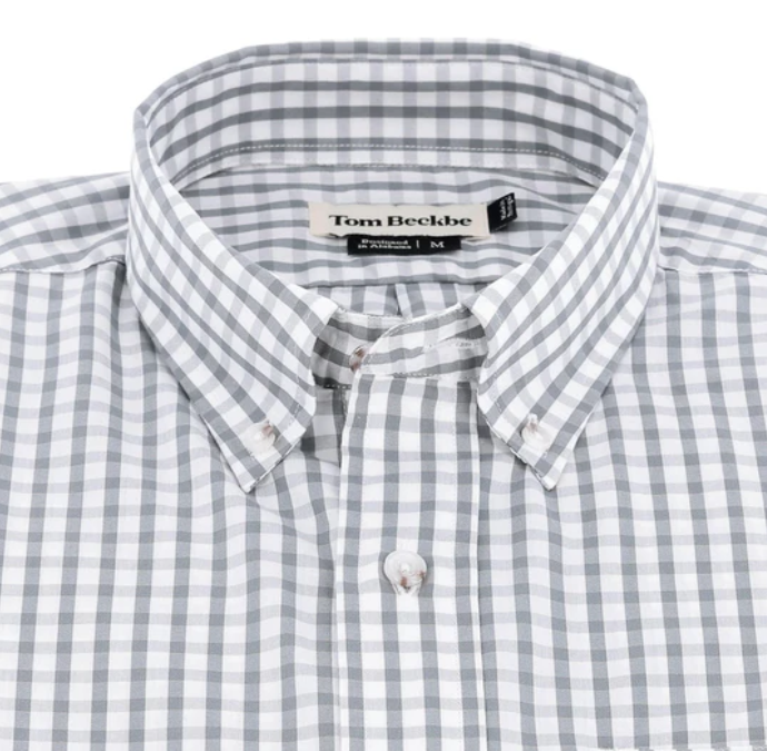 Monroe Poplin Shirt - Grey Green
