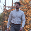 Monroe Poplin Shirt - Grey Green