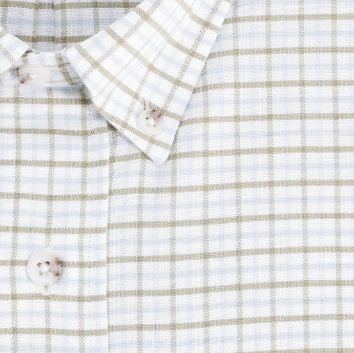 Culver Oxford Shirt - Khaki Sky