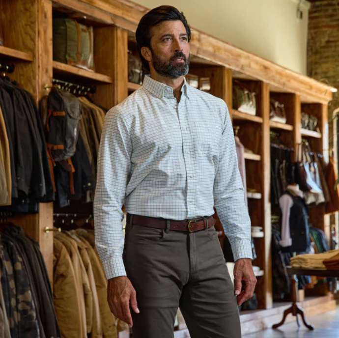 Culver Oxford Shirt - Khaki Sky