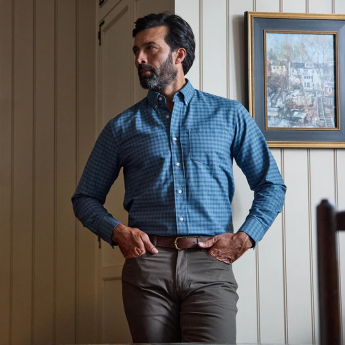 Culver Oxford Shirt - Lake Blue