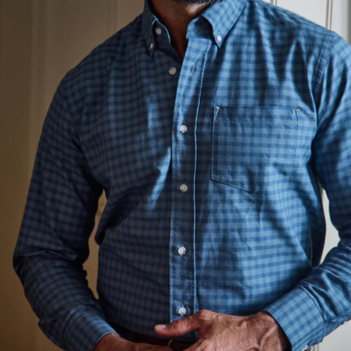 Culver Oxford Shirt - Lake Blue