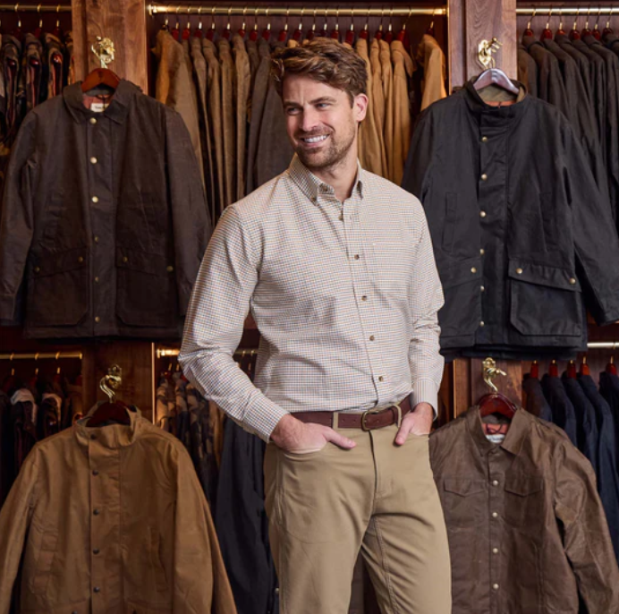 Culver Oxford Shirt - Rust Grey