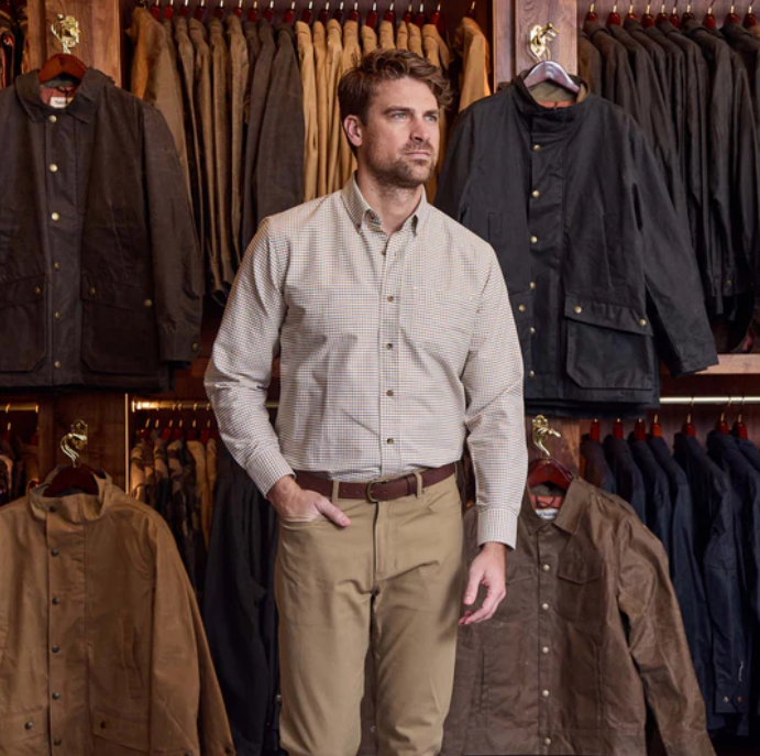 Culver Oxford Shirt - Rust Grey