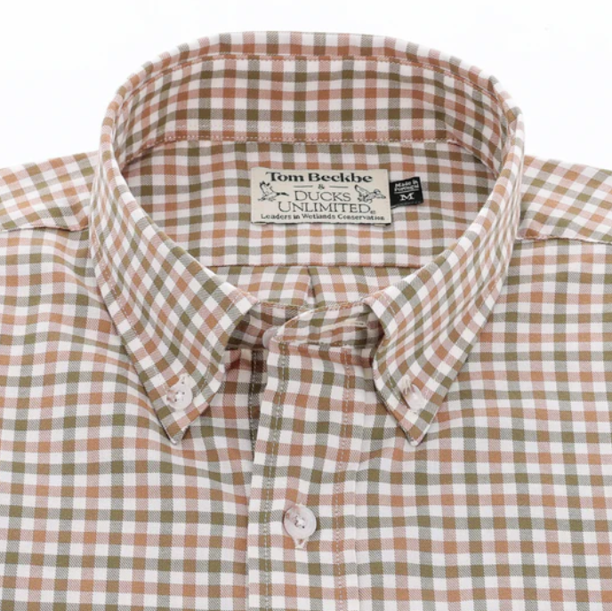 Knapp Cotton Twill Sport Shirt - Pin Oak