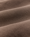 Waffle Knit Thermal Crewneck - Brown