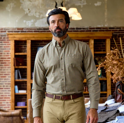 Culver Oxford Shirt - Olive Umber