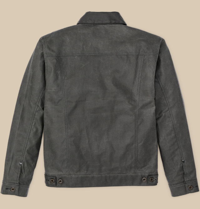 Tin Cloth Short Lined Cruiser Jacket - Castor Gray