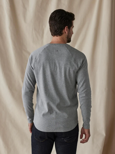 Puremeso Everyday Henley -  Athletic Grey