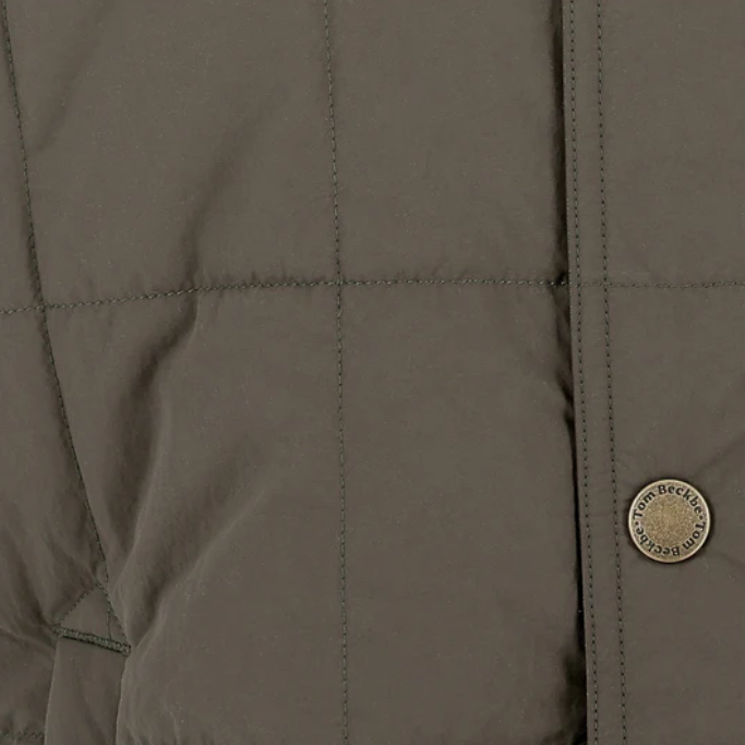 Burgess Quilted Vest - Black Olive