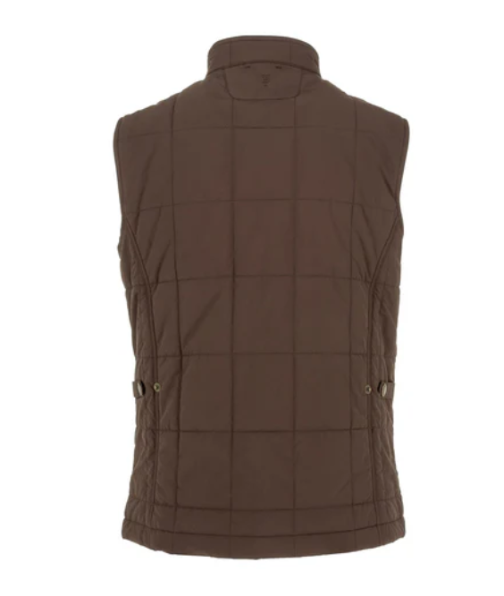 Burgess Quilted Vest - Rye Brown