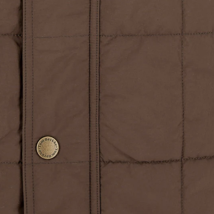 Burgess Quilted Vest - Rye Brown