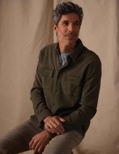 Comfort Terry Shirt Jacket -