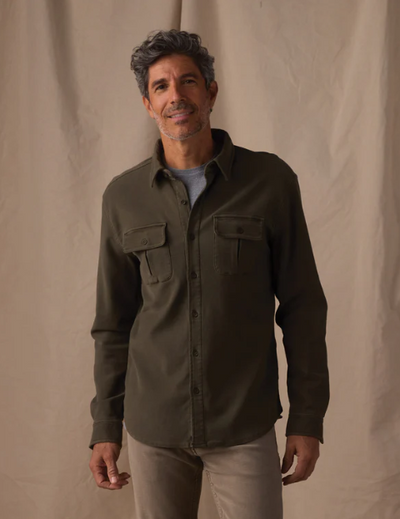 Comfort Terry Shirt Jacket -