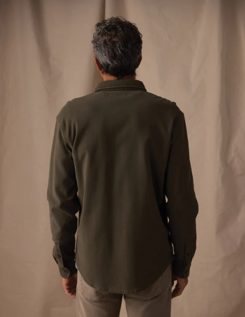 Comfort Terry Shirt Jacket -