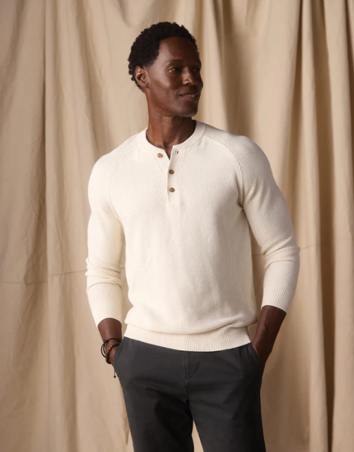 Coolmax Textured Sweater - Ivory