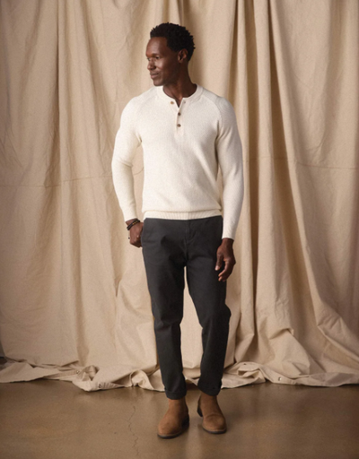 Coolmax Textured Sweater - Ivory