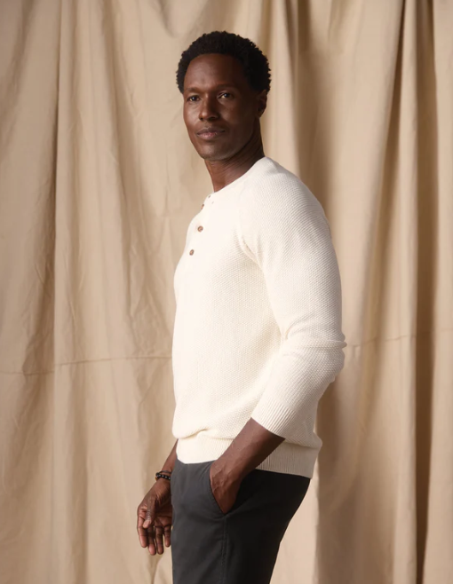 Coolmax Textured Sweater - Ivory