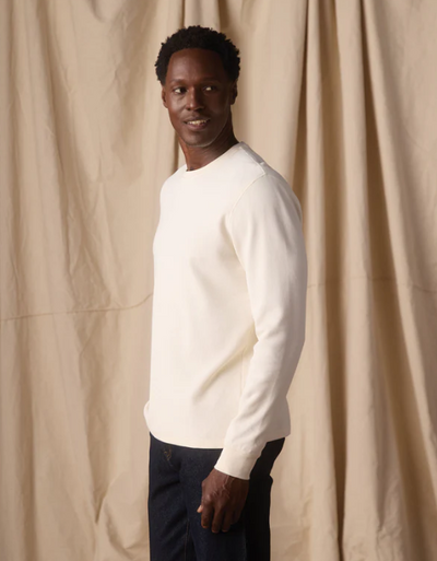 Vintage Thermal Crew - Ivory