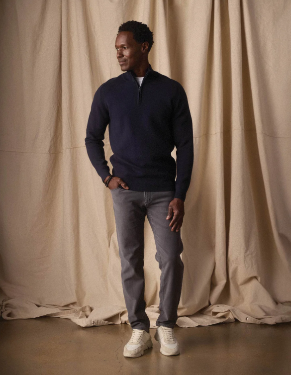 Cooper's Landing Quarter Zip - Navy