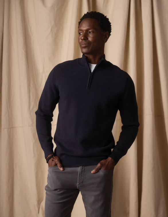 Cooper's Landing Quarter Zip - Navy