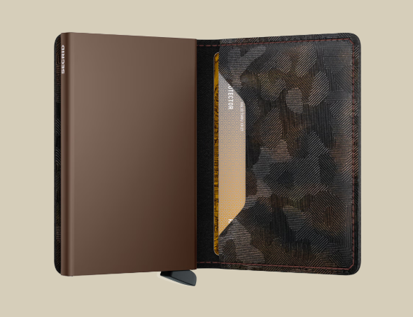 Slimwallet - Jungle Brown