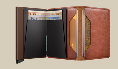 Slimwallet - Vintage Cognac & Brown