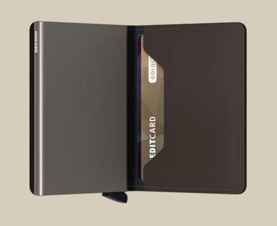 Slimwallet - Matte Truffle