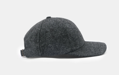 Wool Baseball Hat - Granite