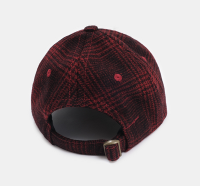 Wool Baseball Hat - Canyon Plaid