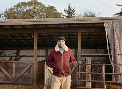 Flyers Club Jacket - Melton Wool Canyon Plaid