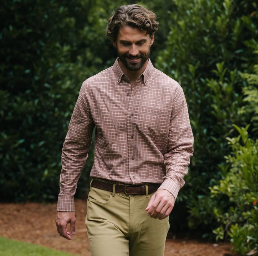 Culver Oxford Shirt - Adobe