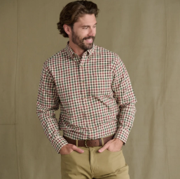 Knapp Cotton Twill Shirt - Bog