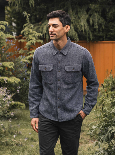 Pointer Overshirt - Ocean Marl