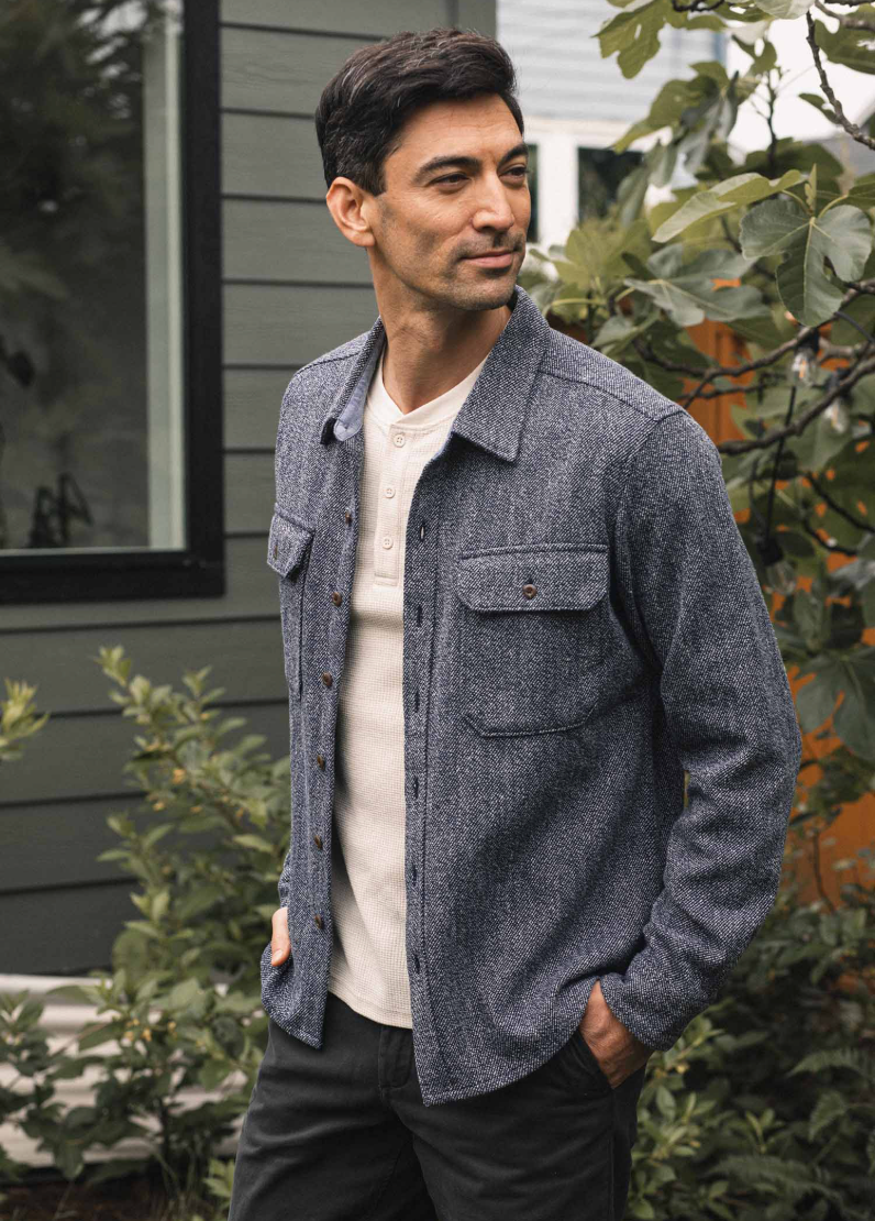 Pointer Overshirt - Ocean Marl