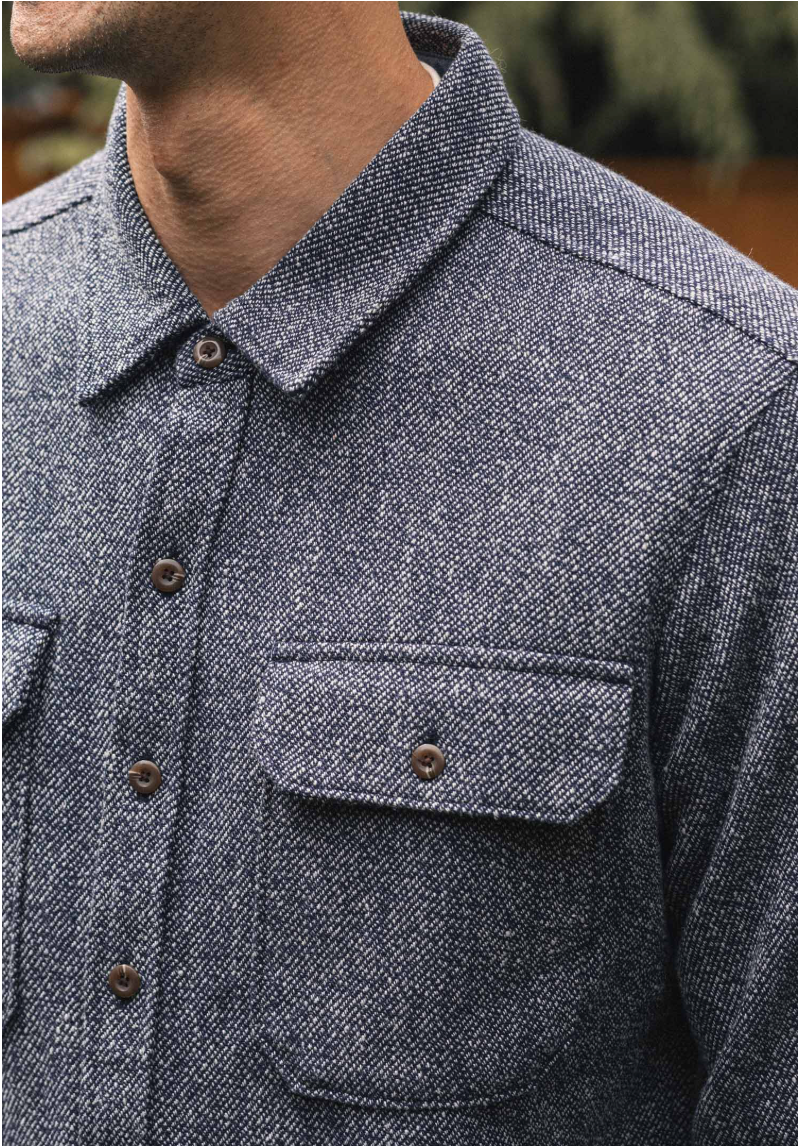 Pointer Overshirt - Ocean Marl