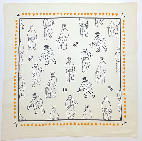 Manistee Log Marks Bandana