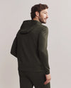 Spar Full Zip Hoodie V2 - Dark Moss