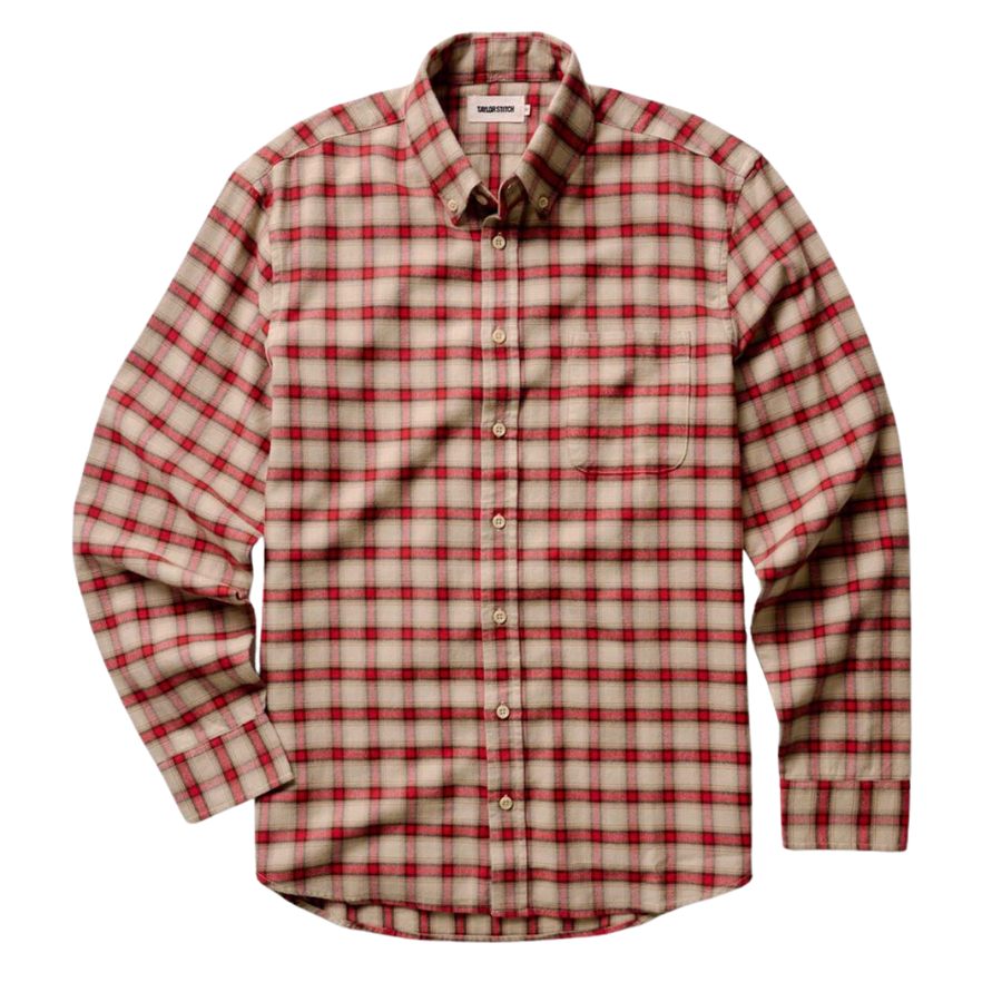 The Jack - Cardinal Plaid Flannel