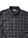 Wrights Cotton Twill Shirt - Grey & Khaki