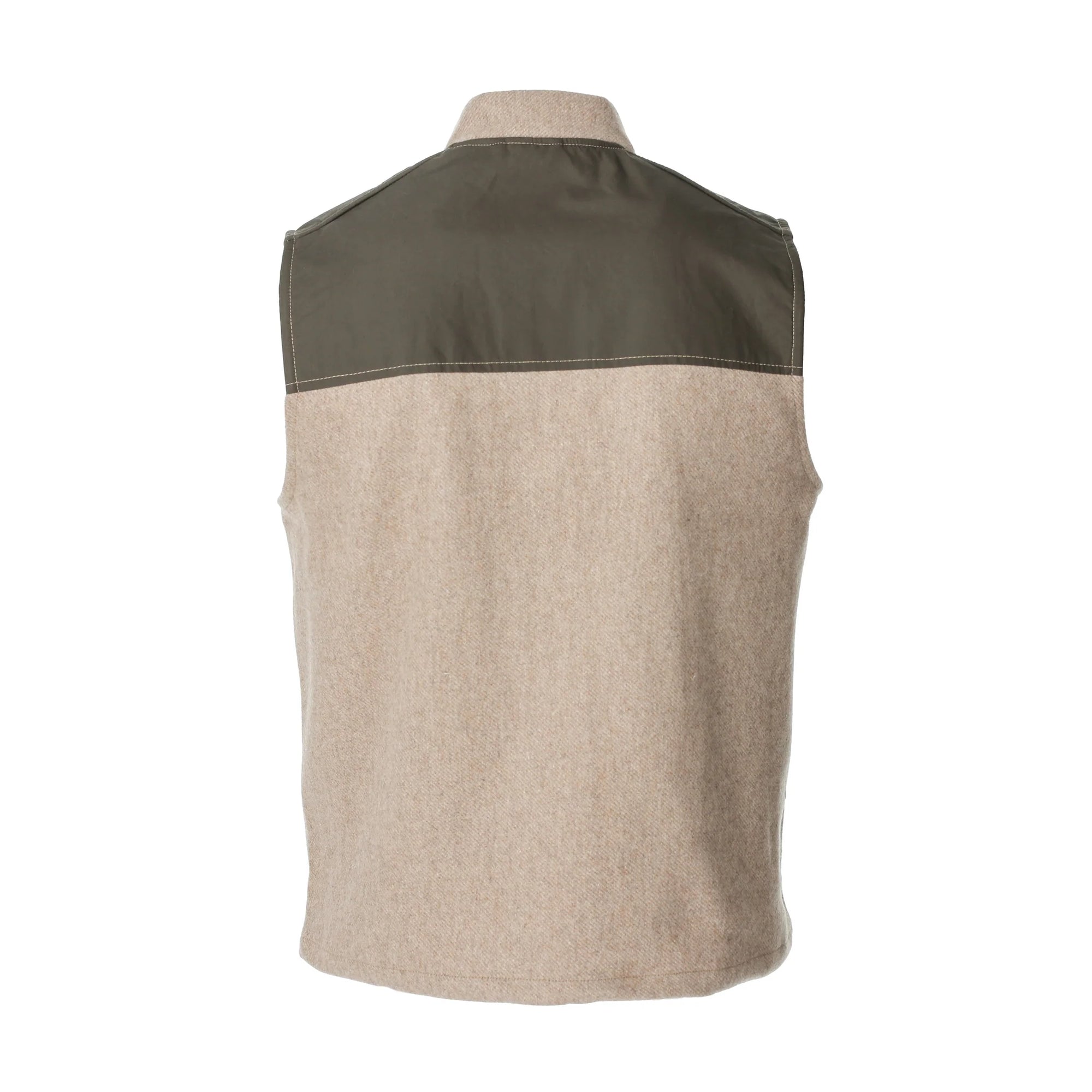 DU Northwoods Vest - Camel & Wetlands Green