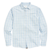 Line Plaid Pickwick Shirt - French Blue